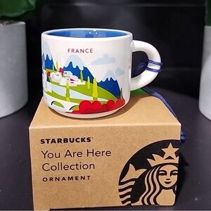 Starbucks France Scenic Mug Ornament 2oz
